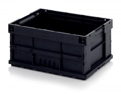 Antistatic ESD Collapsible Containers foldable KLT series 60 x 40 x 28 cm (L x W x H) - 666 ESD F-KLT 6410